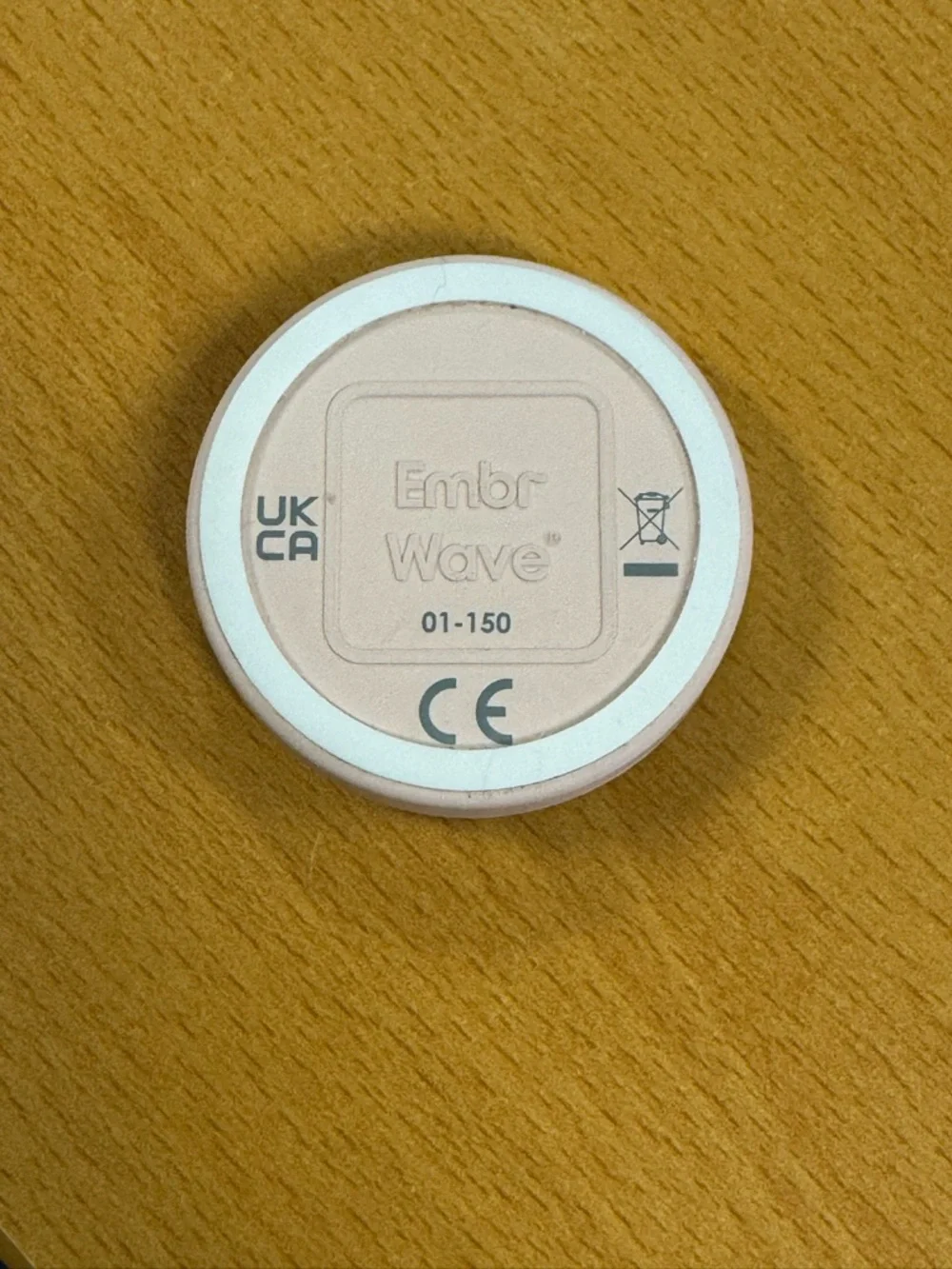 EMBR Wave 2 - Thermal Wristband, O/S, Rose Gold